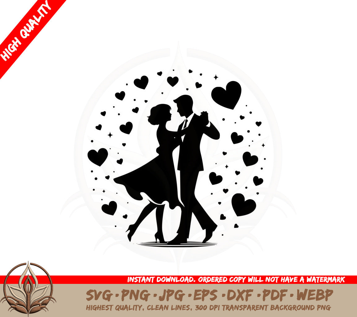 Beautiful Dance SVG PNG JPG AI PDF DXF EPS WebP - Digital Download