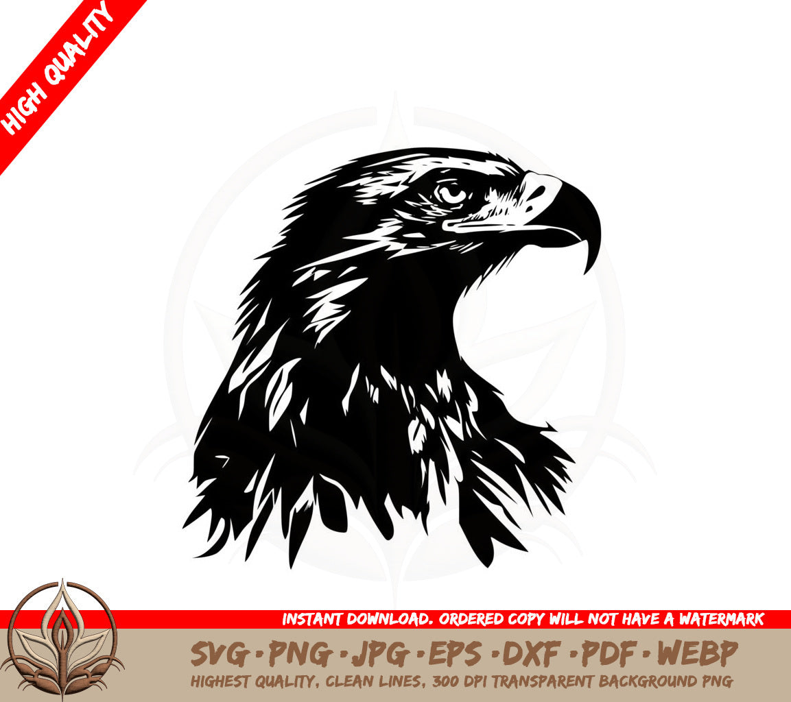 Beautiful Eagle SVG PNG JPG AI PDF DXF EPS and WebP - Digital Download