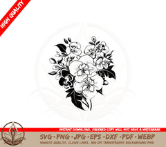Beautiful Flower Assortment SVG