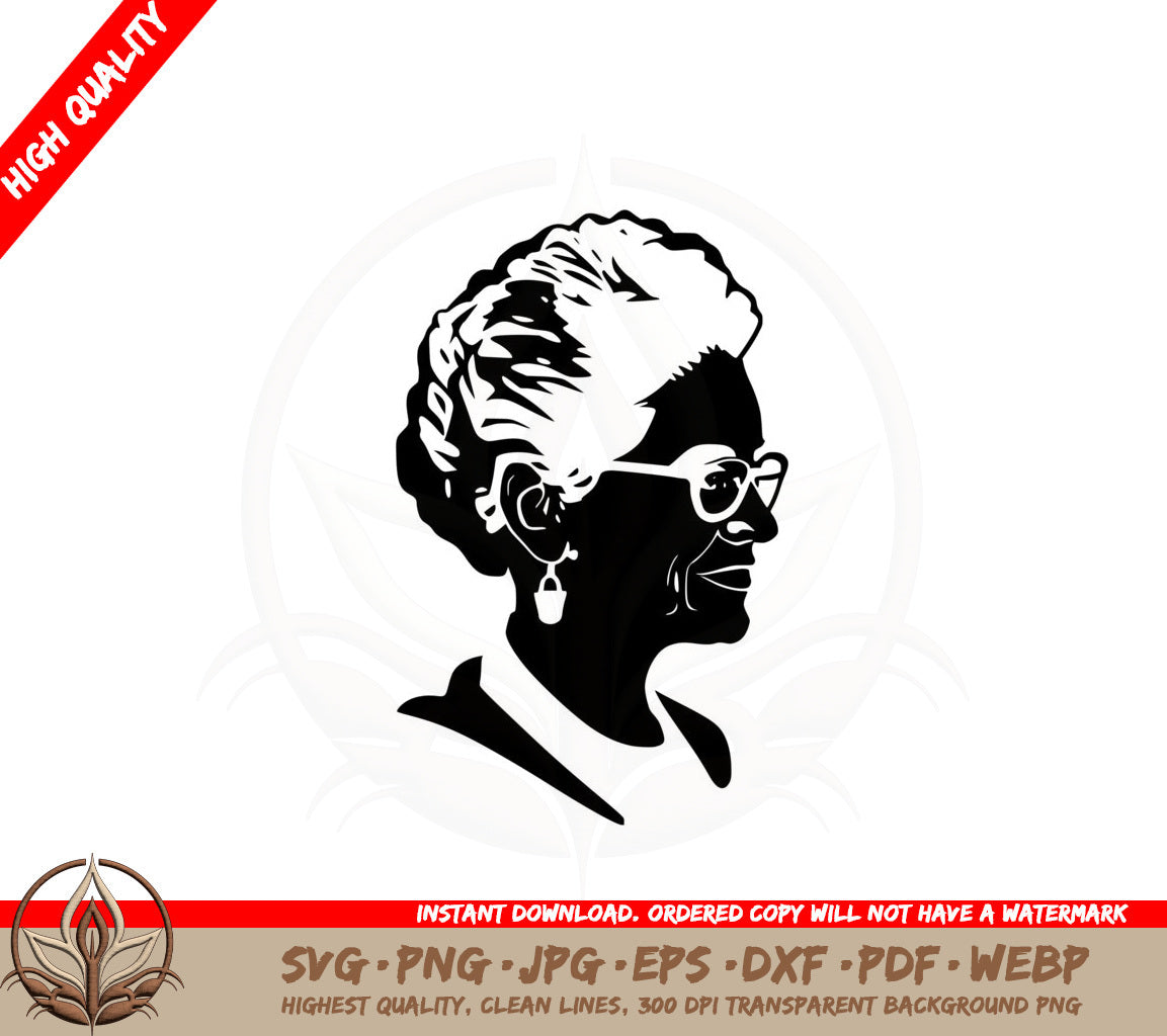 Beautiful Grandmother SVG