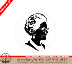 Beautiful Grandmother SVG