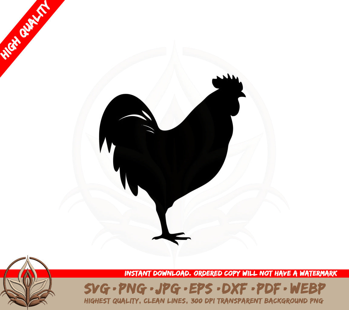 Beautiful Hen Graphic Design SVG