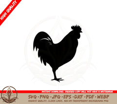 Beautiful Hen Graphic Design SVG