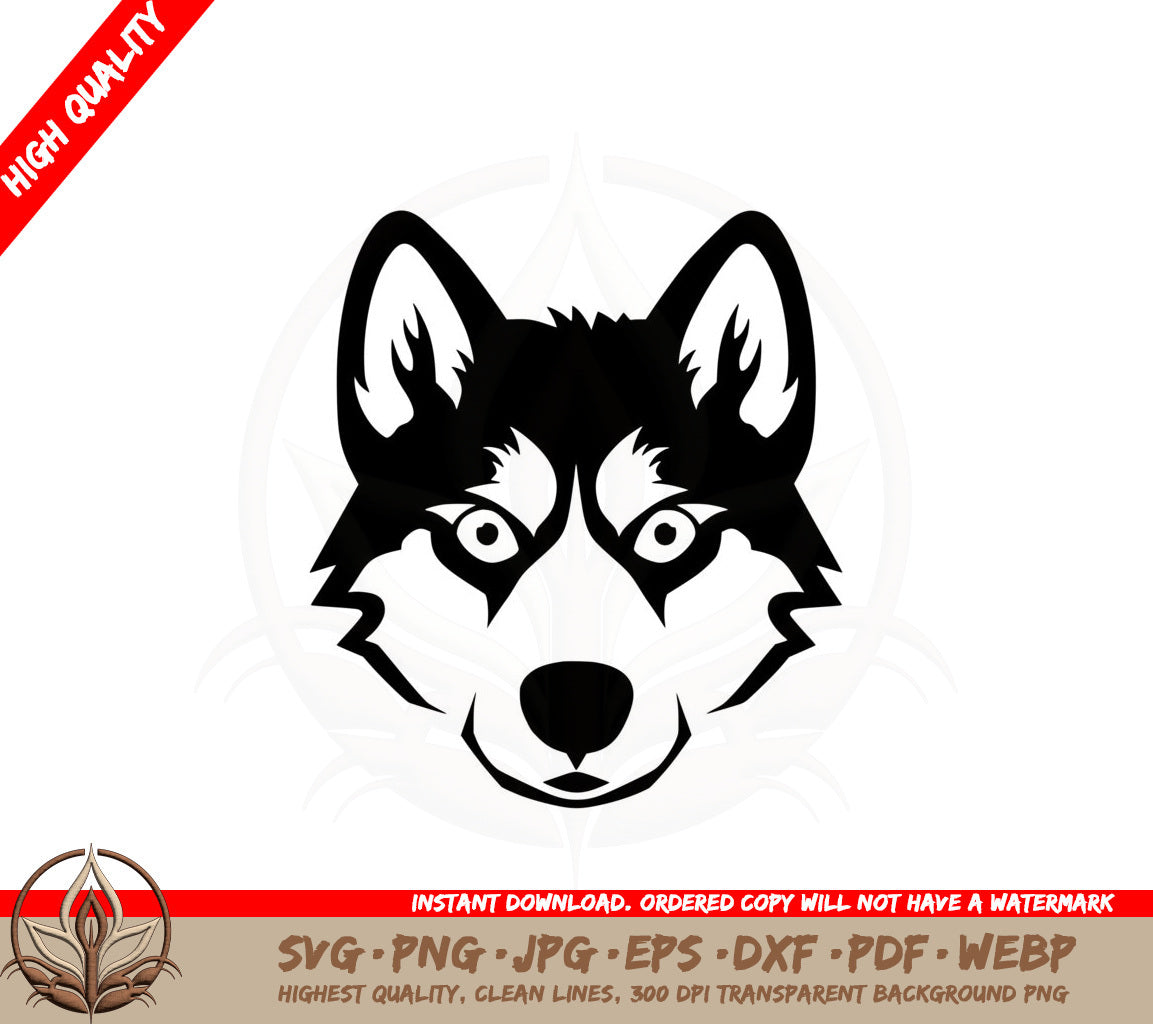 Beautiful Husky SVG Digital Download