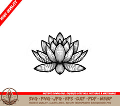 Beautiful Lily - Digital Design SVG