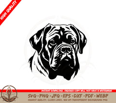 Beautiful Mastiff SVG