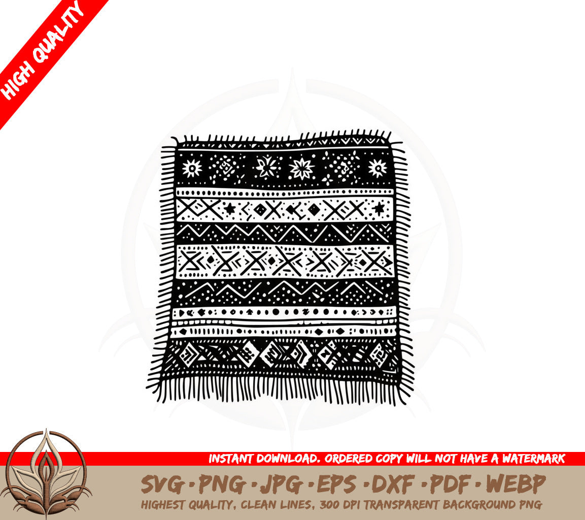 Beautiful Rug Digital Design SVG
