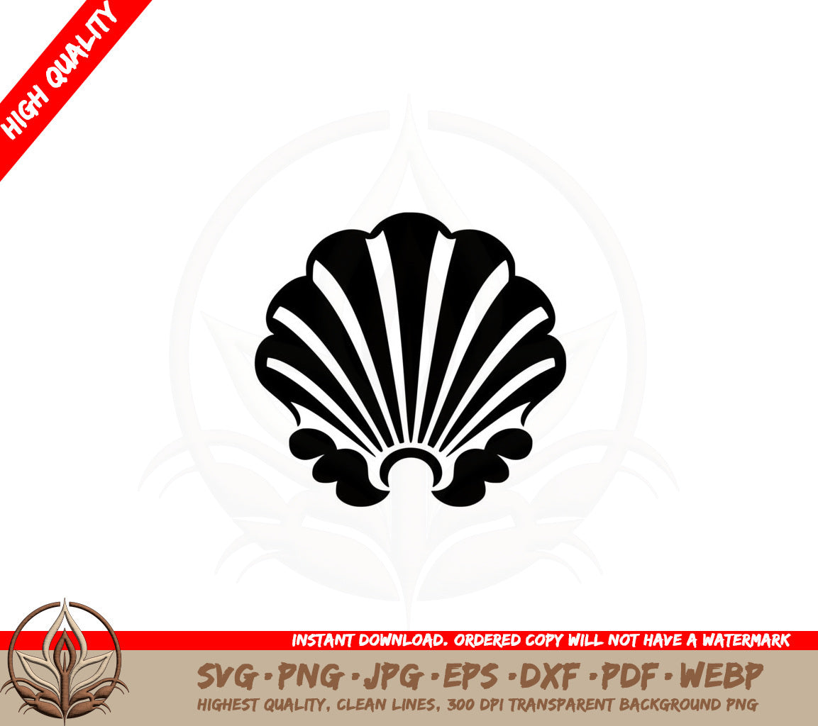 Beautiful Shell Digital Design SVG