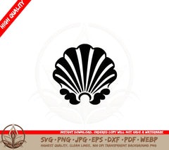 Beautiful Shell Digital Design SVG