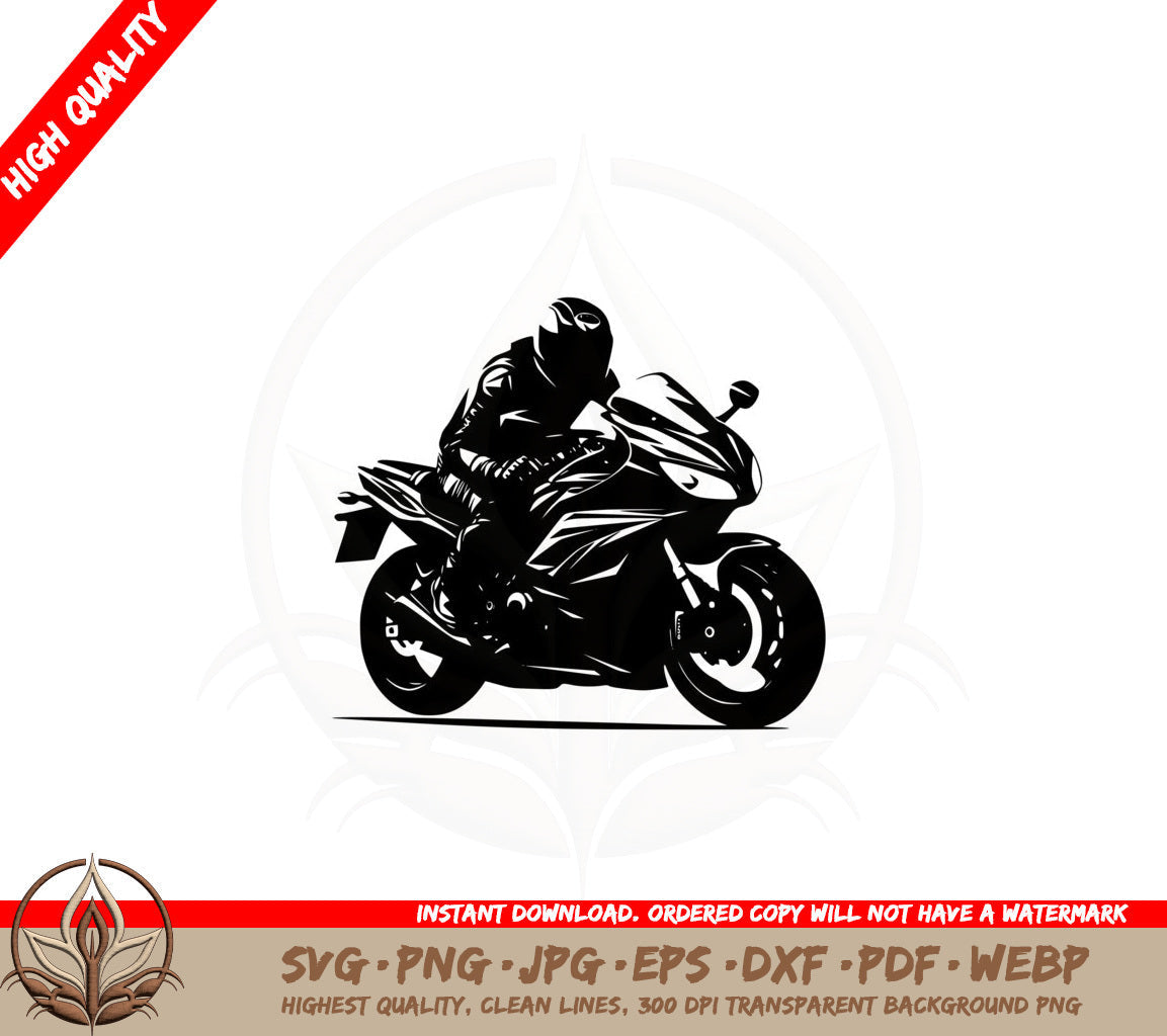 Beautiful Sportsbike SVG Instant Download SVG PNG JPG AI PDF DXF EPS WebP