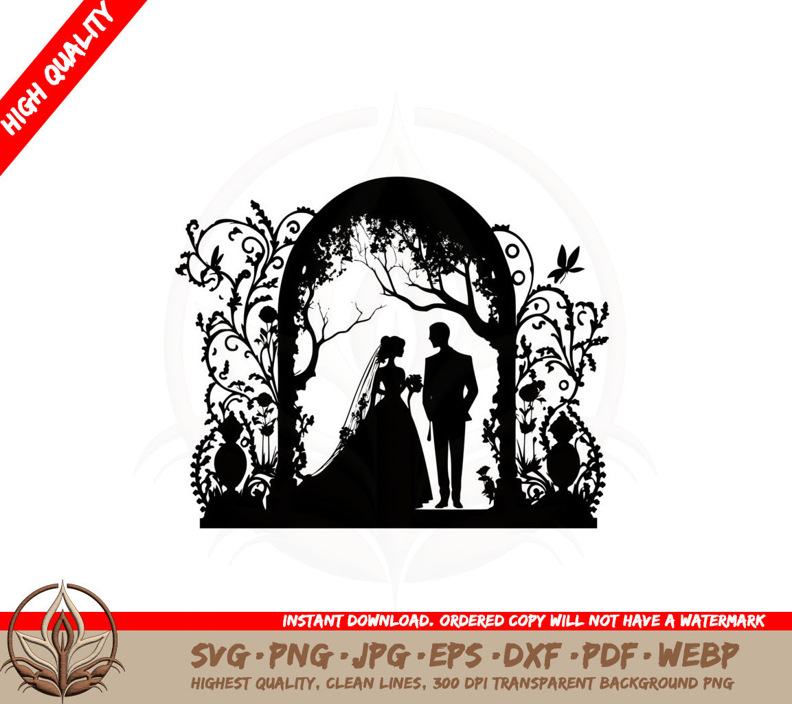 Beautiful Wedding Ceremony SVG