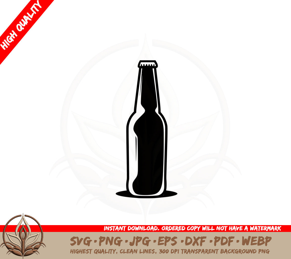 Beer Bottle SVG - Digital Download