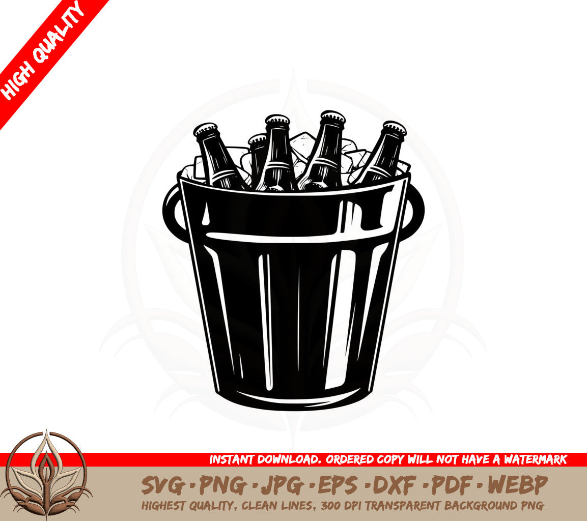Beer Bucket SVG - Digital Download