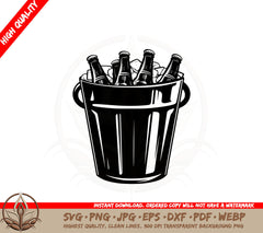 Beer Bucket SVG - Digital Download