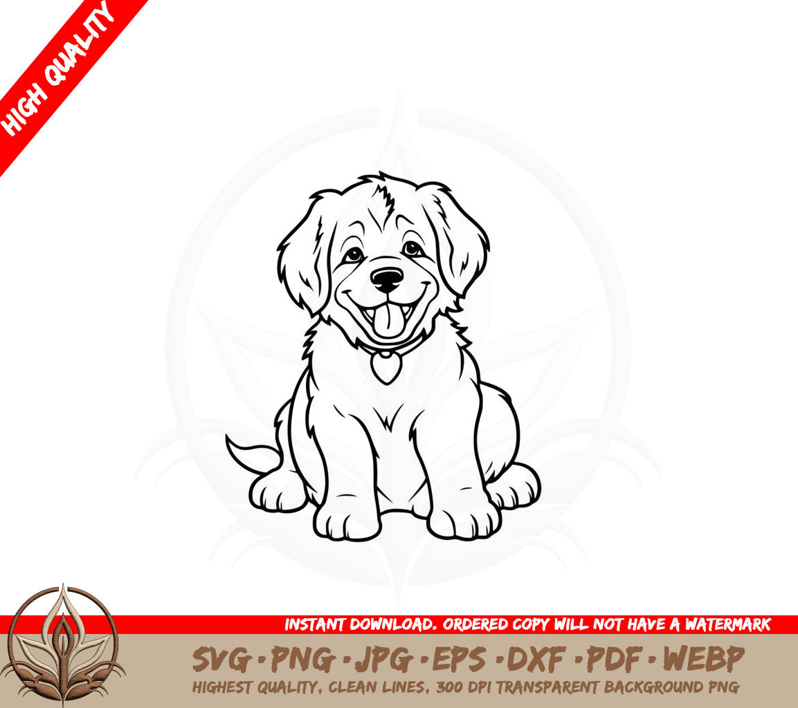 Bernese Mountain Puppy SVG