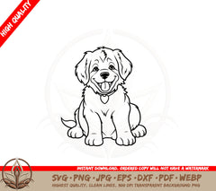 Bernese Mountain Puppy SVG