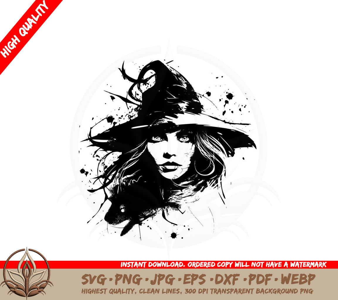 Bewitching Abstract SVG Cut File Download