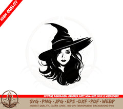Bewitching Beauty SVG Cut File Download
