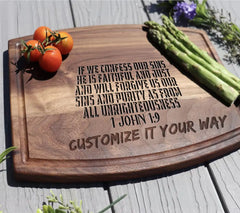 Bible Verse SVG - If We Confess Our Sins - Christian Design SVG