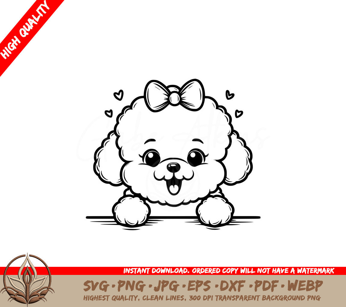 Bichon Canine Love SVG
