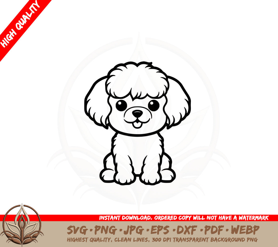 Bichon Frise Puppy SVG