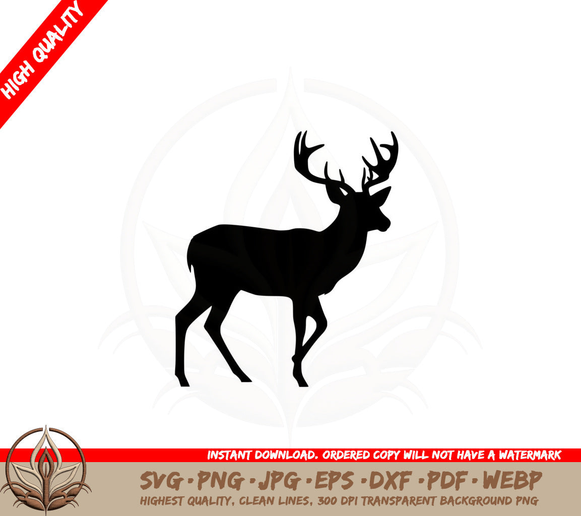 Big Buck SVG Cut File Digital Download