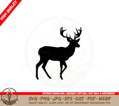 Big Buck SVG Cut File Digital Download