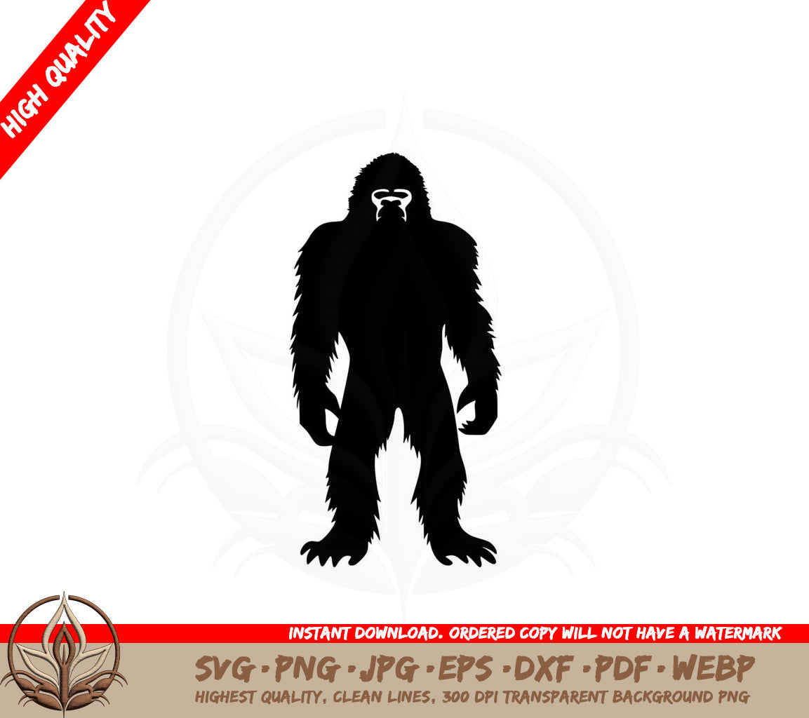 Big Foot SVG PNG JPG AI PDF DXF EPS WebP - Digital Download