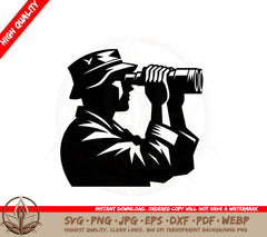 Binoculars Exploration SVG Cut File Instant Download