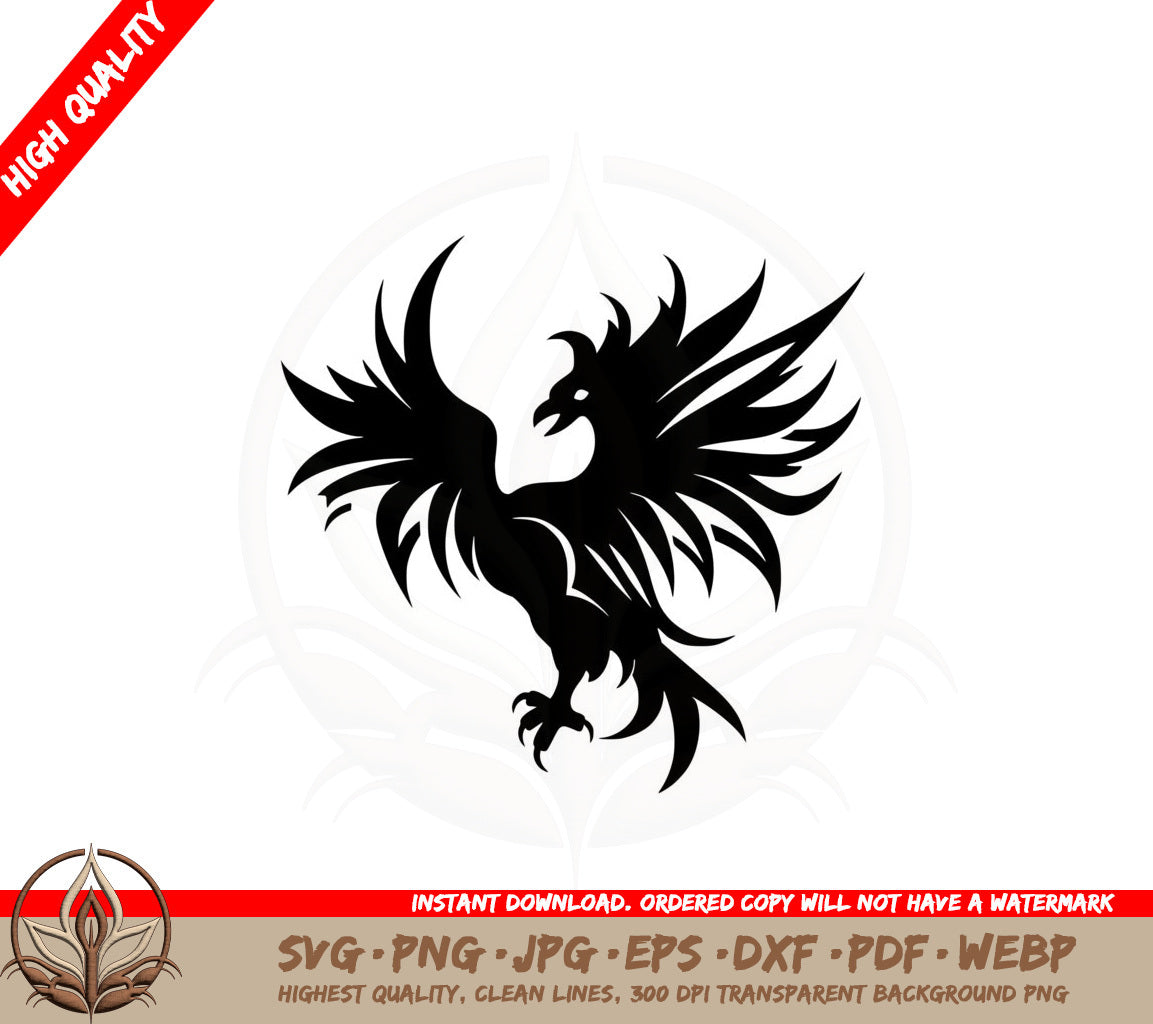 Bird in Flight SVG PNG JPG AI PDF DXF EPS WebP