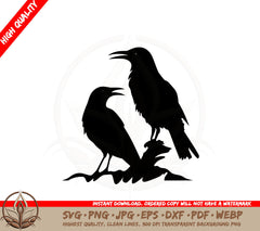 Birds SVG PNG JPG AI PDF DXF EPS and WebP - Digital Download
