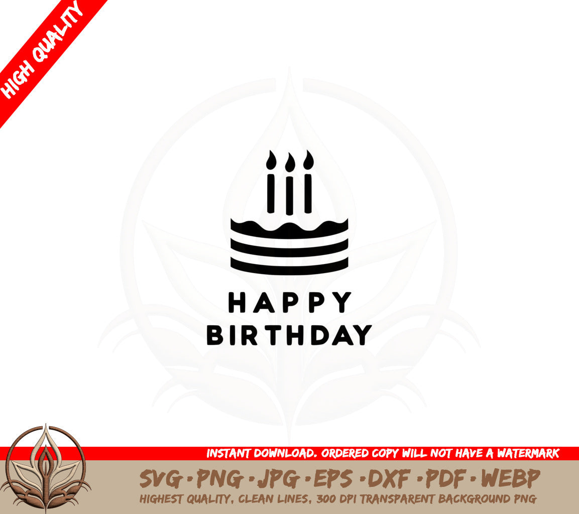 Birthday Cake Wish SVG