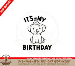 Birthday Puppy SVG