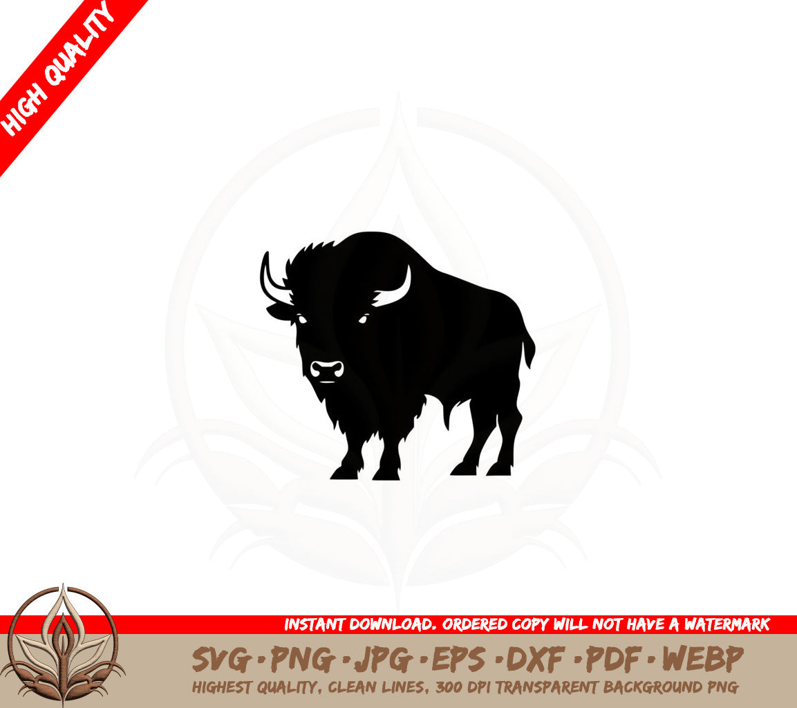 Bison in the Wild SVG Cut File Digital Download