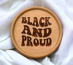 Black History Month Black & Proud SVG Design SVG