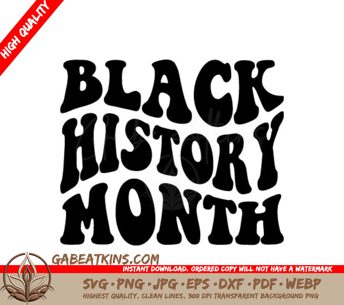 Black History Month Logo SVG - Design SVG