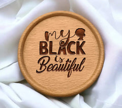 My Black Is Beautiful Silhouette SVG - Black History Month Design SVG