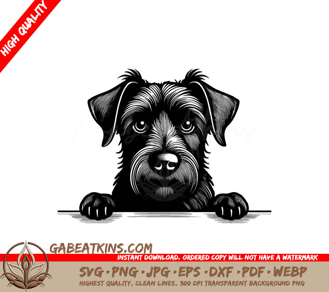 Schnauzer & Russian Terrier Wall Art SVG SVG
