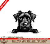Schnauzer & Russian Terrier Wall Art SVG SVG
