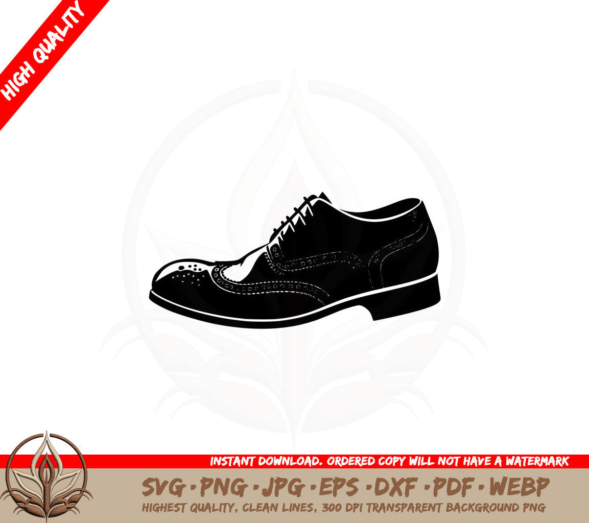 Black Dress Shoes SVG - Digital Download