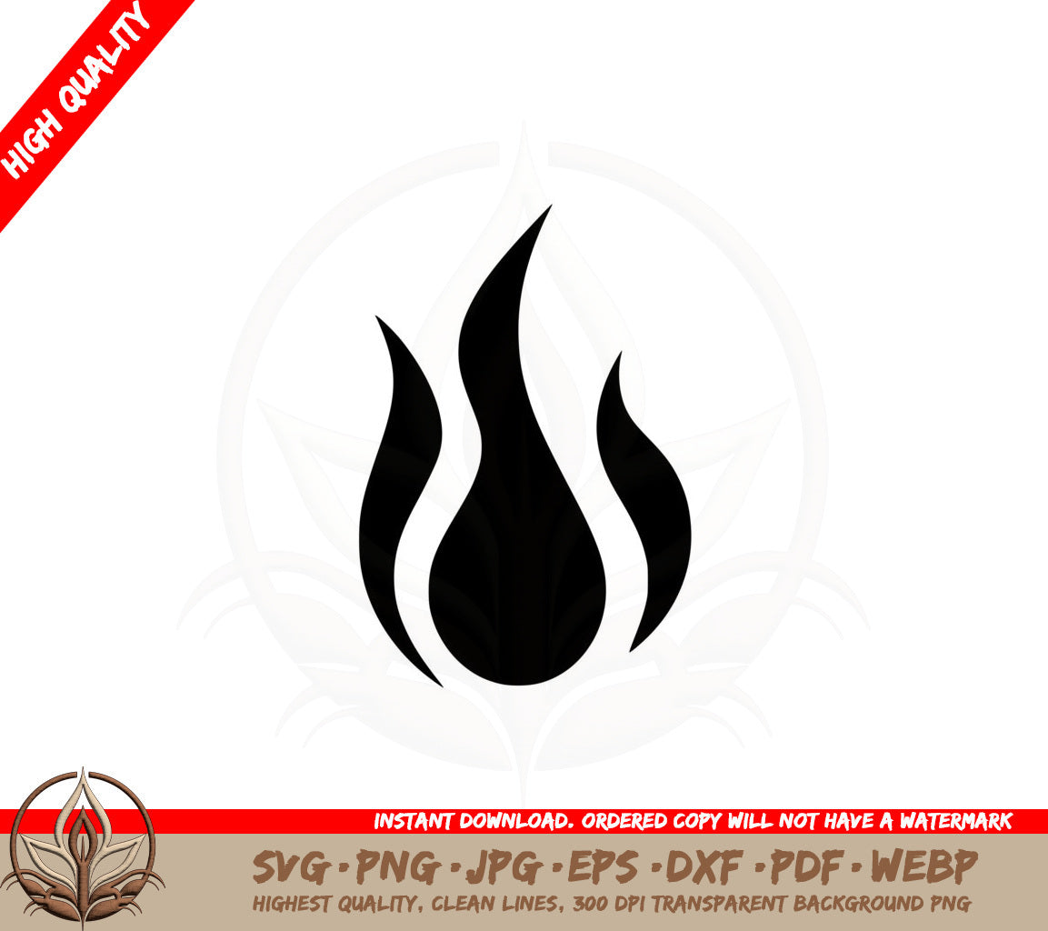 Blazing Inferno SVG Cut File
