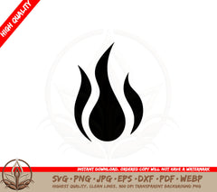 Blazing Inferno SVG Cut File