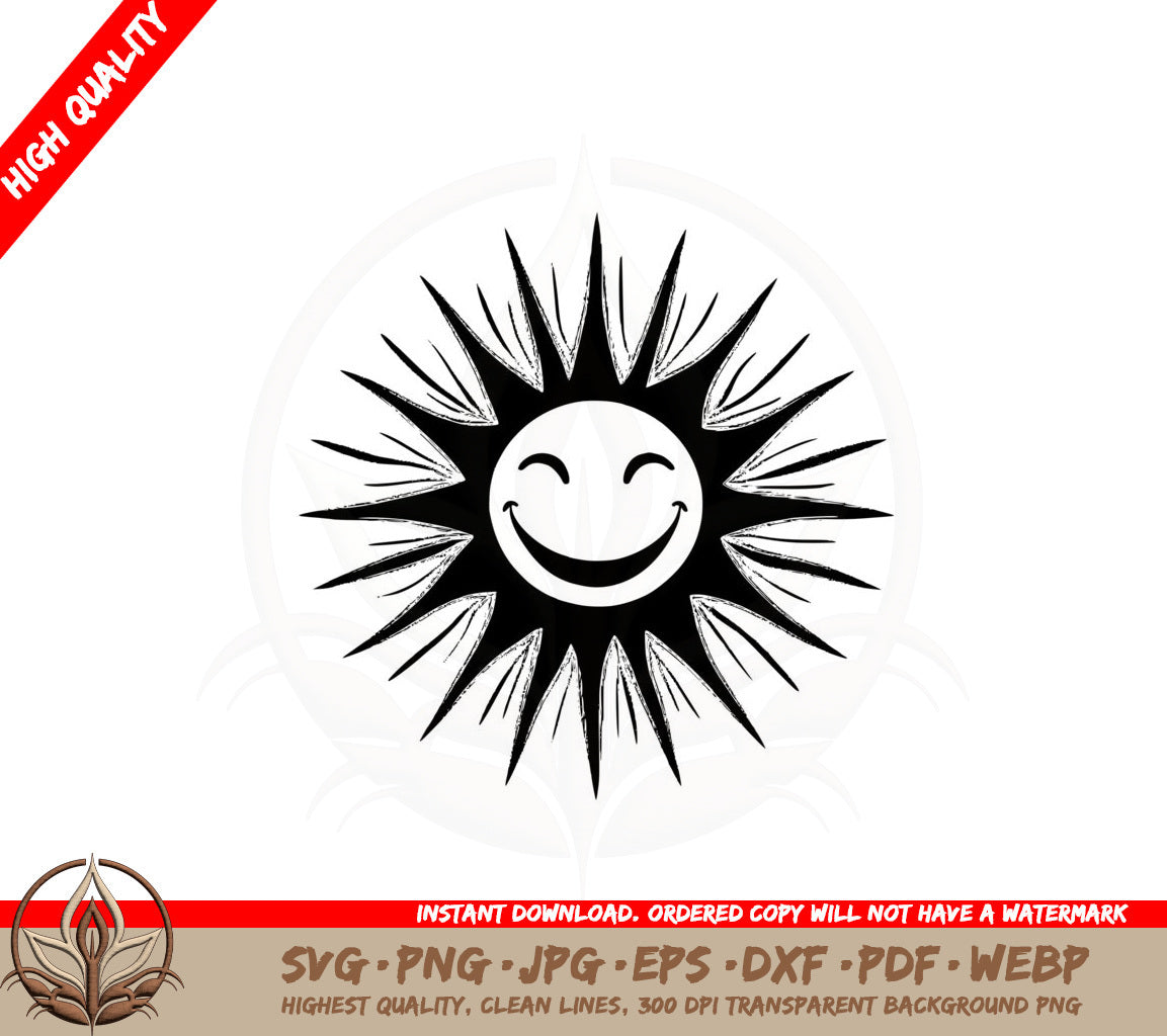 Blissful Sun Cut File SVG