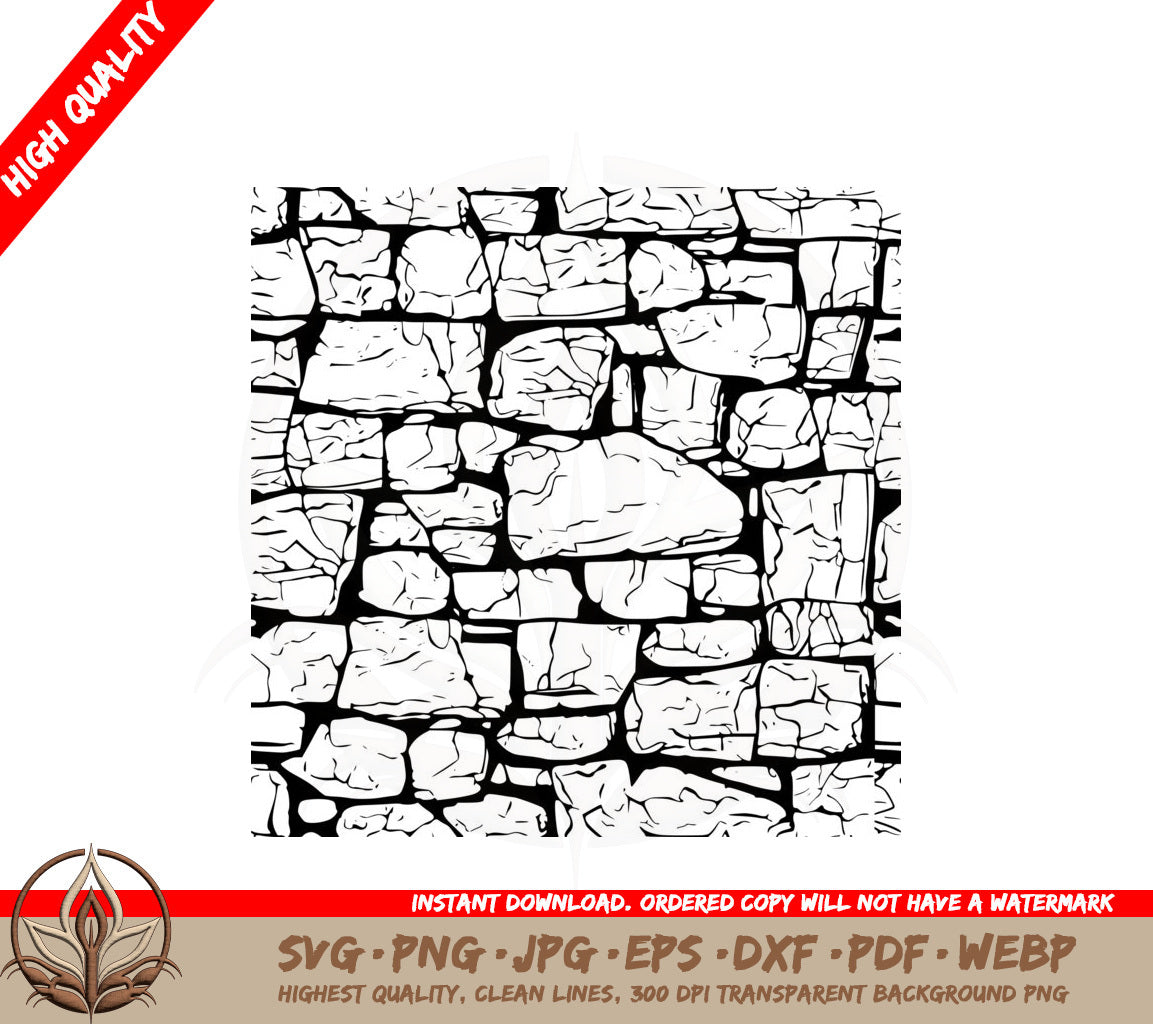 Block Wall Pattern SVG