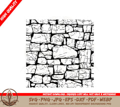 Block Wall Pattern SVG