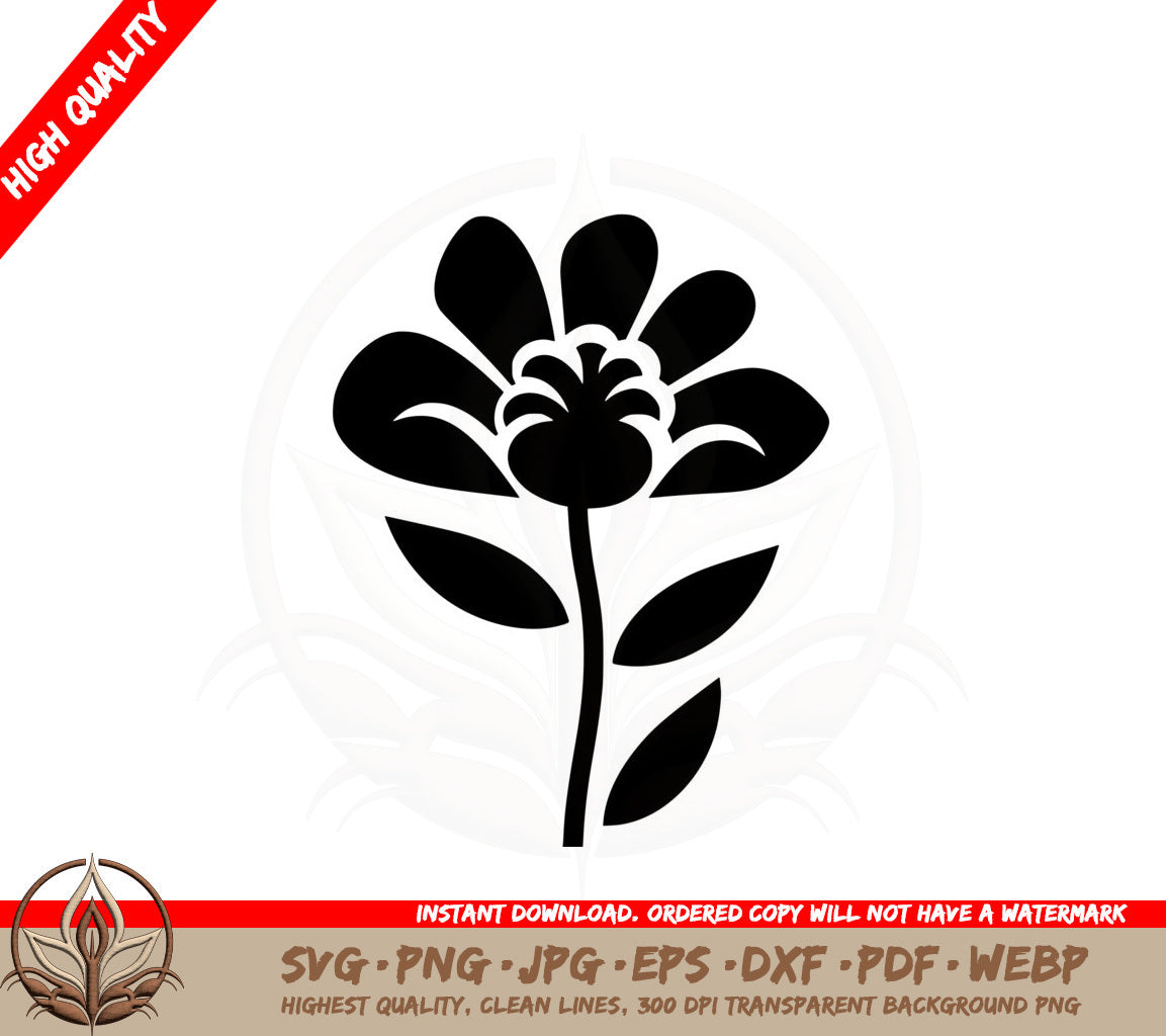 Blooming Blossom SVG PNG JPG AI PDF DXF EPS WebP Digital Download