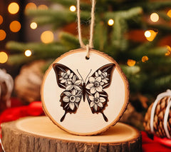 Blossom Adorned Butterfly