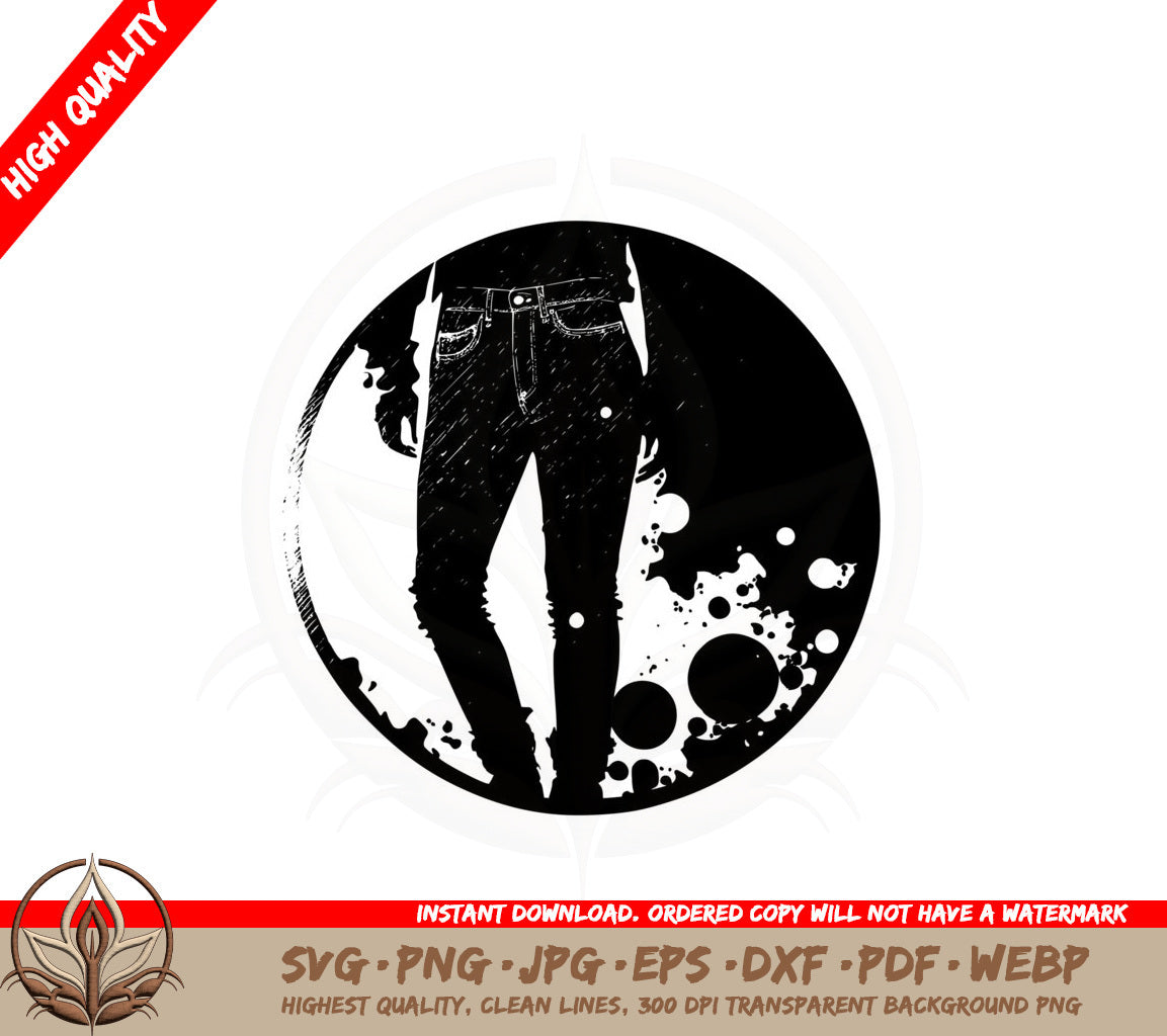 Blue Jeans SVG Digital Design Download for Cricut Silhouette and More PNG JPG AI PDF DXF EPS WebP