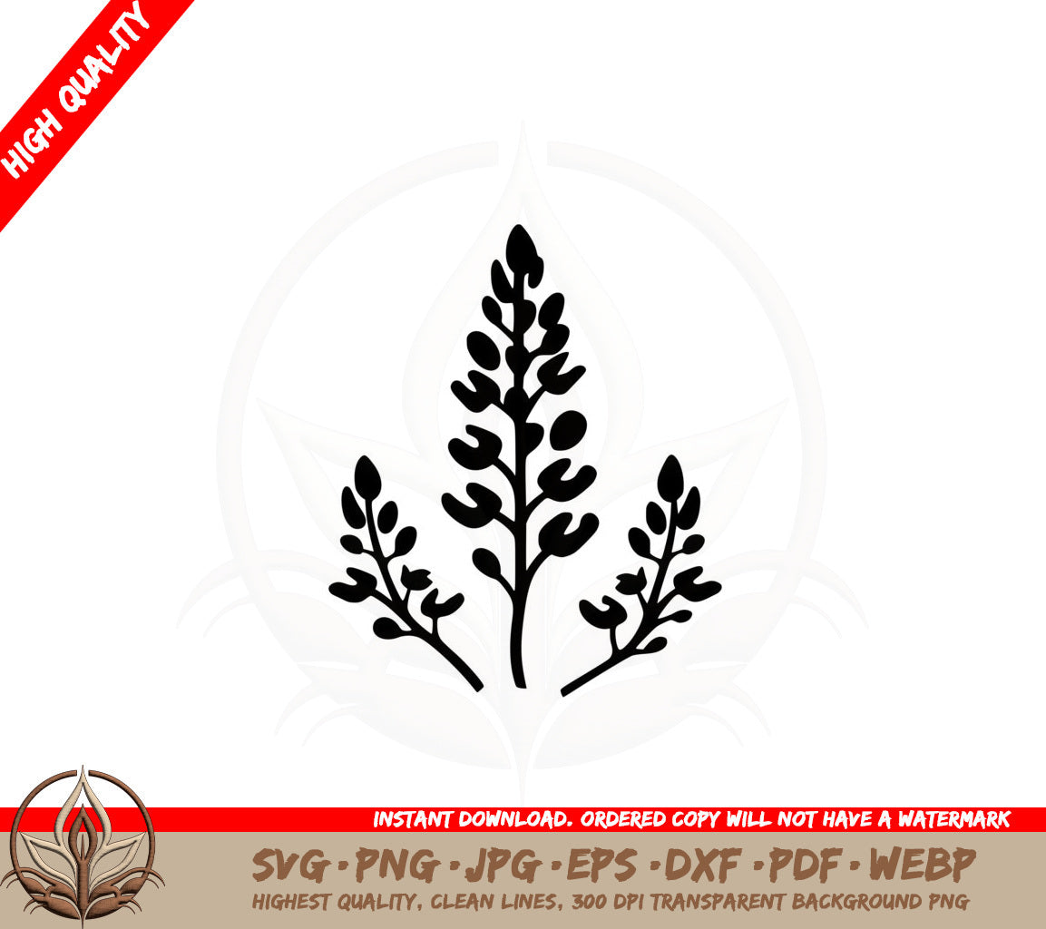 Bluebonnet Blossom SVG Digital Download
