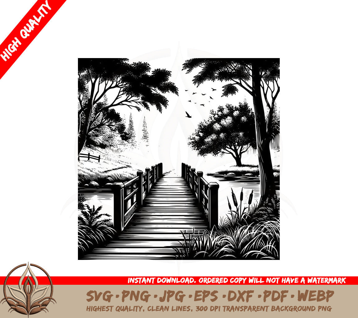 Boardwalk Serenity SVG Cut File